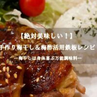 梅干し＆梅酢活用レシピアイキャッチ