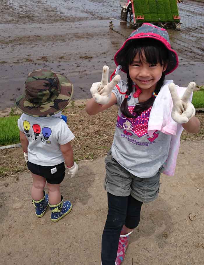 6歳児女の子の田植えの服装