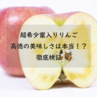 【超希少蜜入りりんご】高徳（こうとく）の美味しさは本当か！？徹底検証